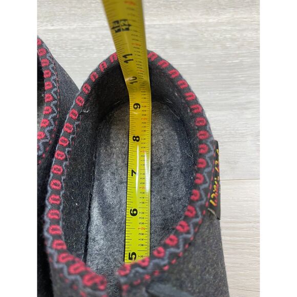 Wild' n Wooly by Stegmann Women's Oxford Ankle Lace Up Pure Wool 6 Black Shoes - Picture 8 of 10